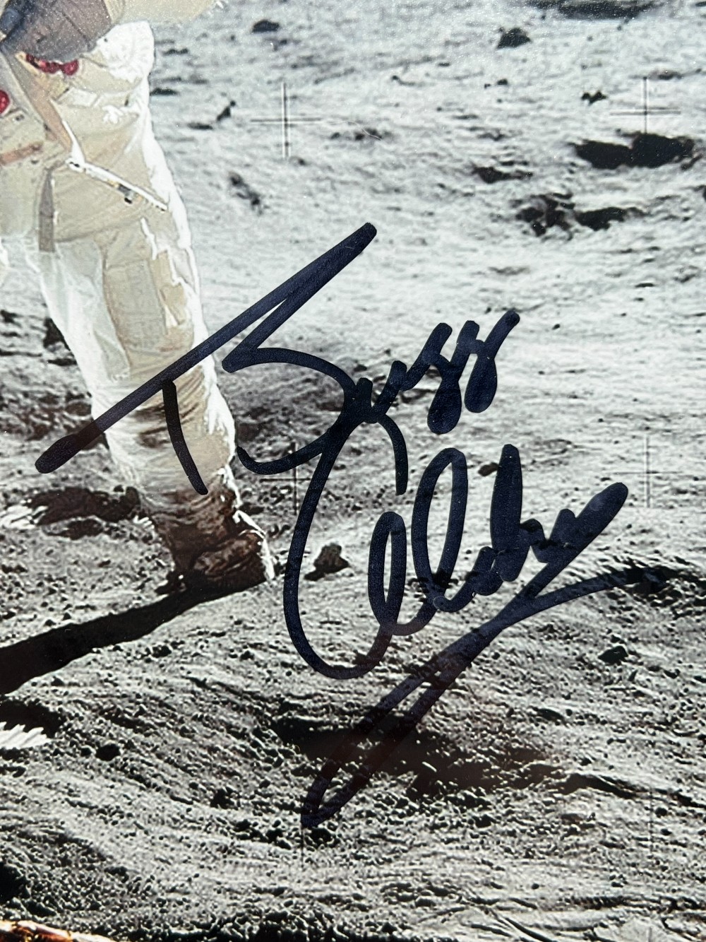 Buzz Aldrin Signed Picture, Frame: 10” x 12” H, VS Autographs