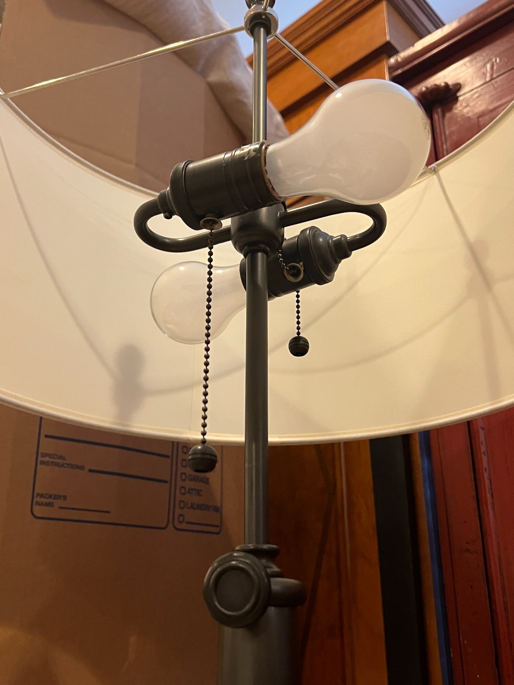 Black Base Floor Lamp (Untested)