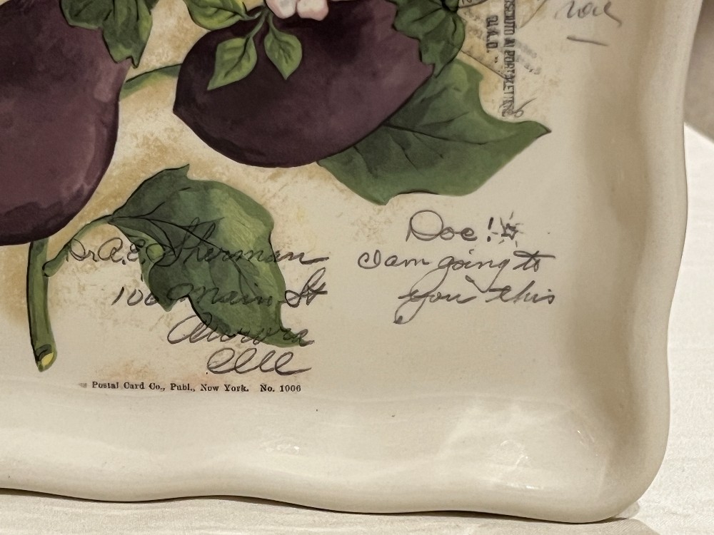 Lot of Square Effetti Botanical Dishes