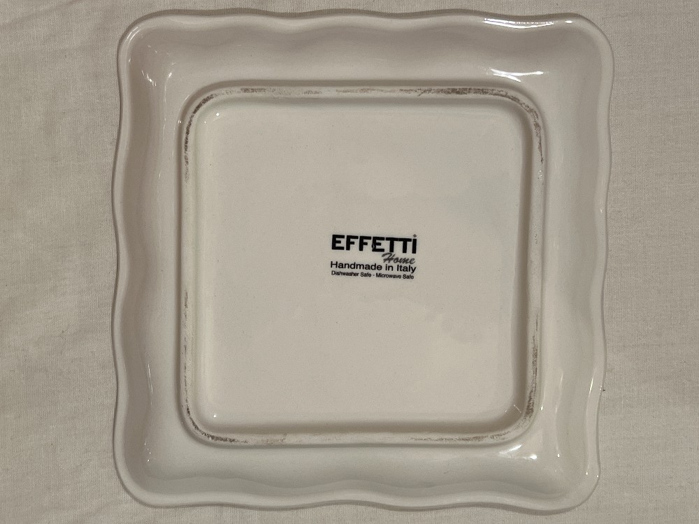 Lot of Square Effetti Botanical Dishes