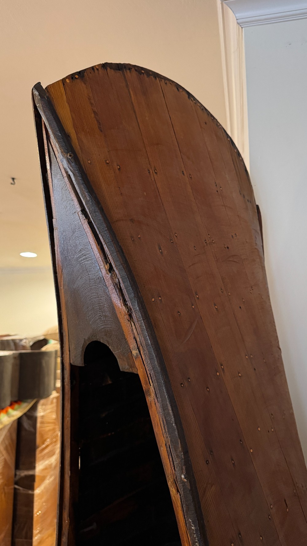 Wooden Canoe Bookshelf