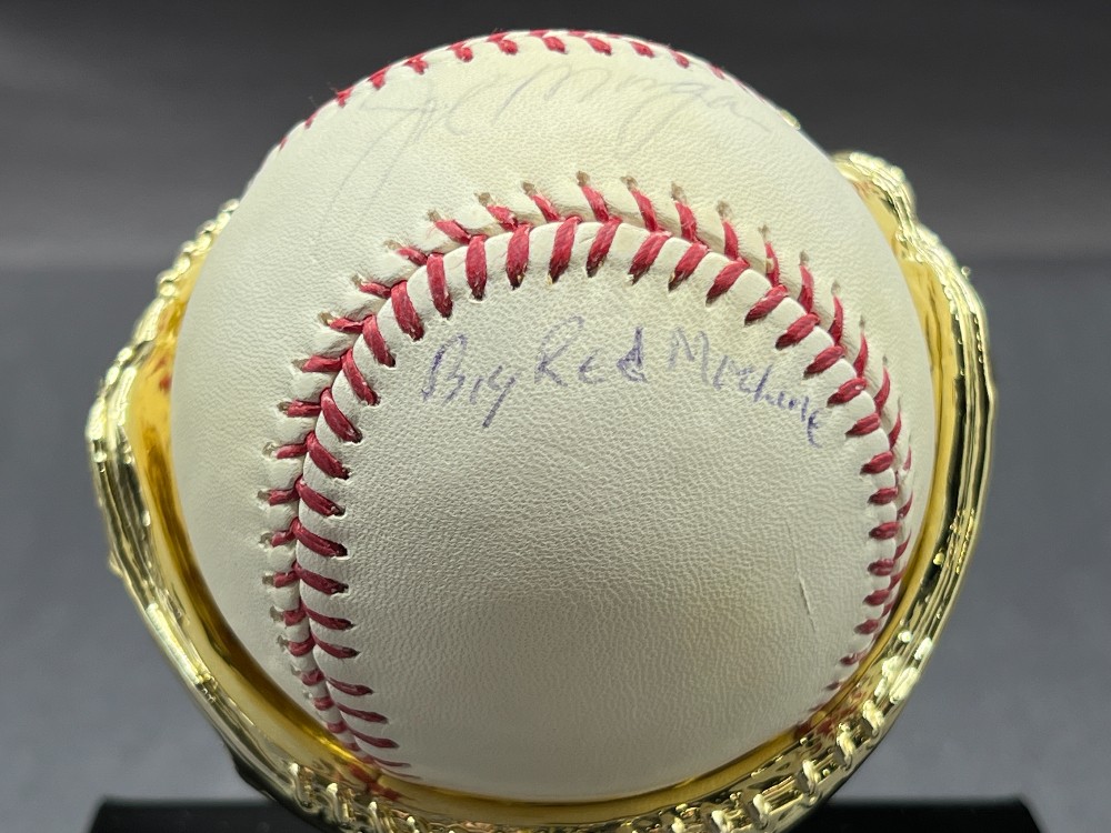 Joe Morgan Autographed Baseball “Big Red Machine, Hall of Fame 1990”, Sports Gallery With COA