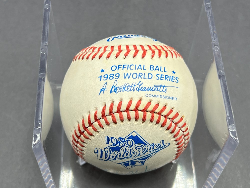 Will Clark Autographed Baseball, Sports Gallery With COA