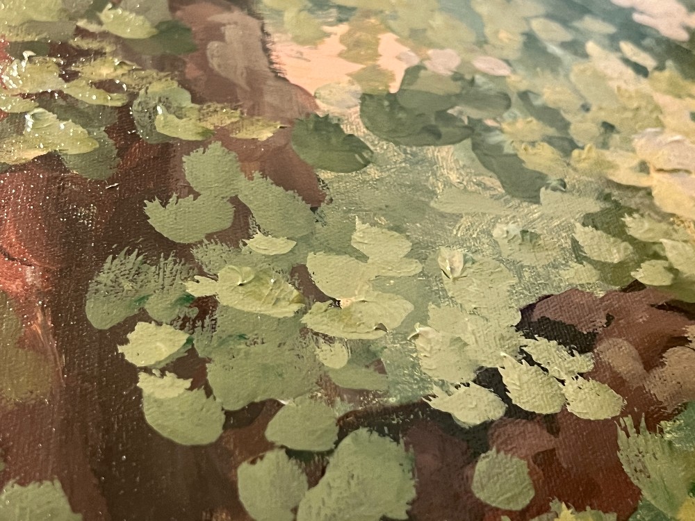 Painting of Children Playing By Virginia Knight
