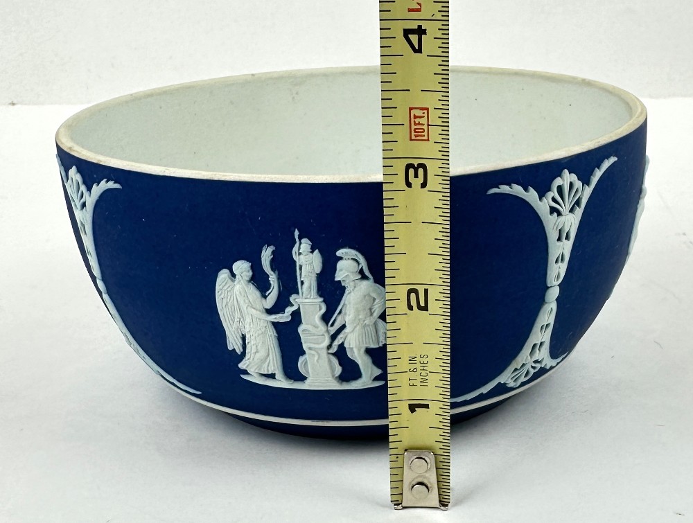 Antique Wedgwood Blue Jasperware Bowl