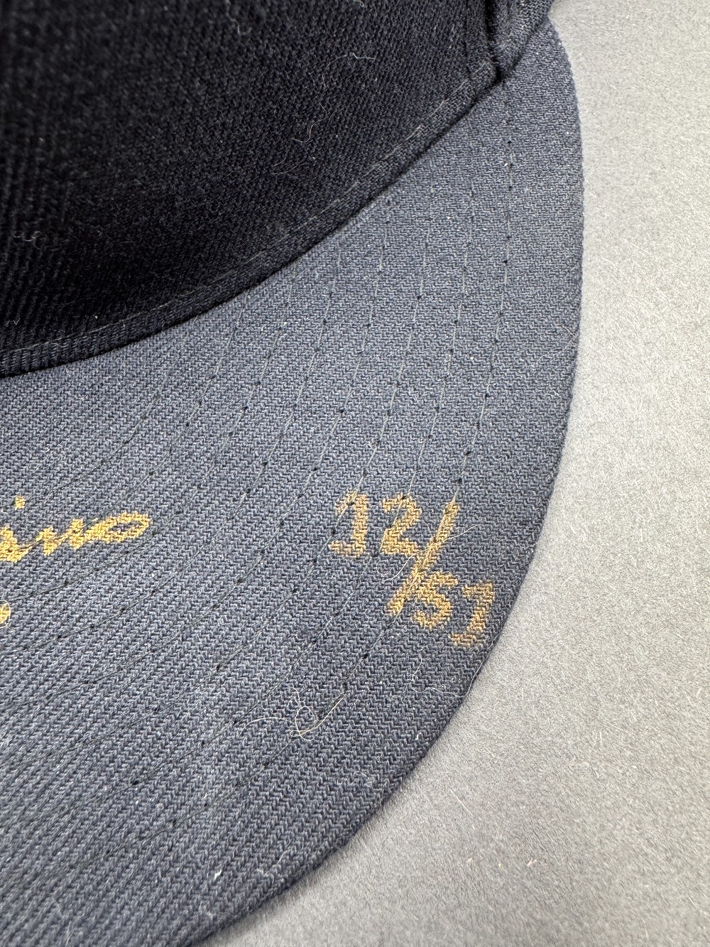 Bernie Williams Autographed NY Yankees #51 Retirement Logo New Era Cap 