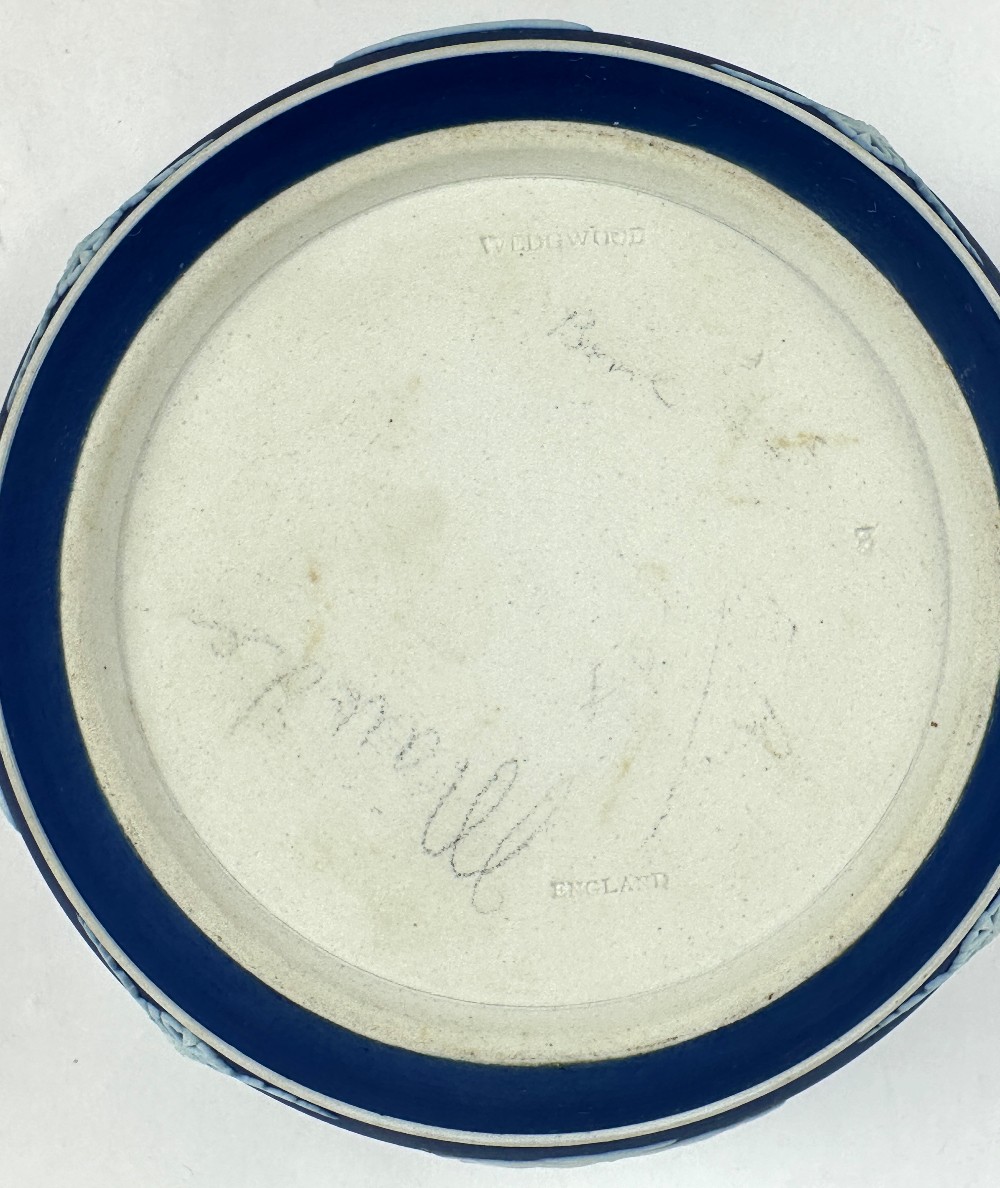 Antique Wedgwood Blue Jasperware Bowl