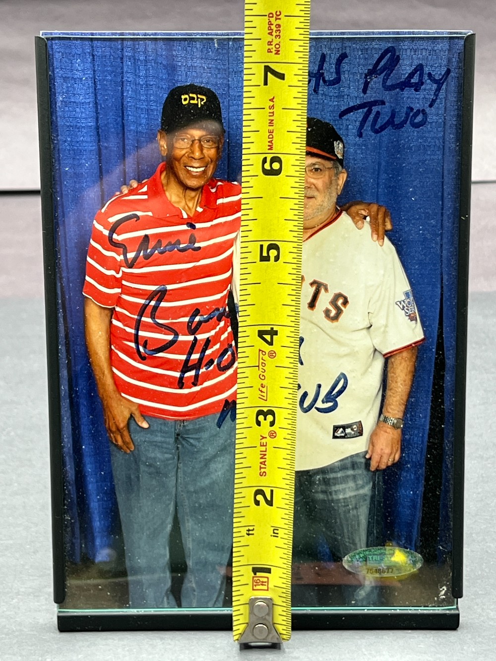 Ernie Banks Signed Photocopy, 