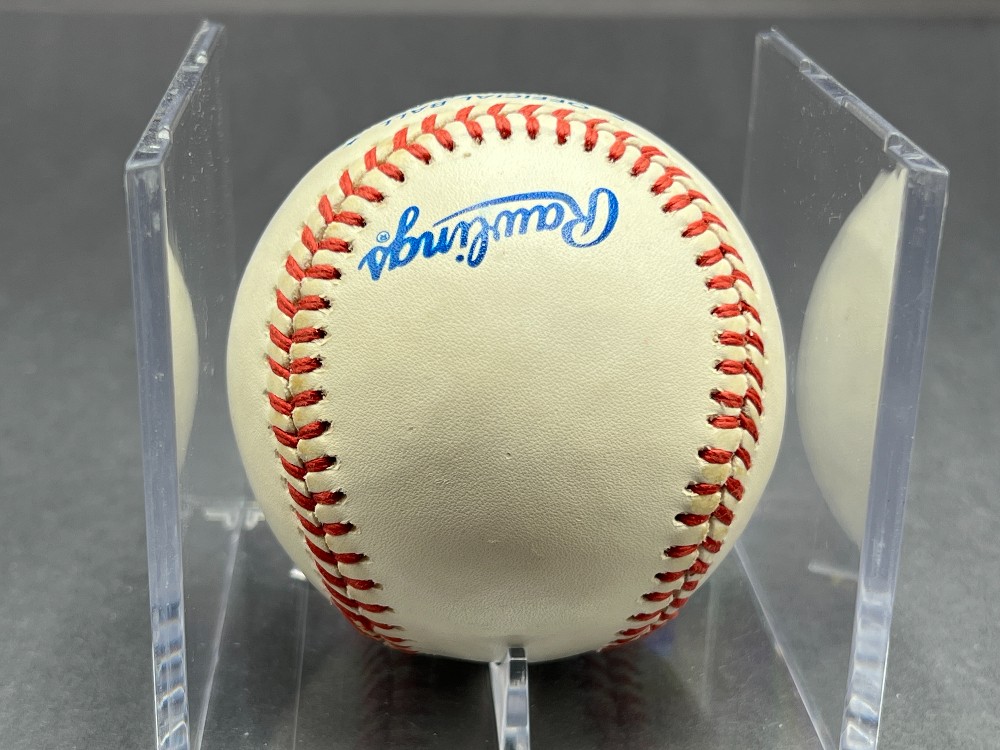 Will Clark Autographed Baseball, Sports Gallery With COA