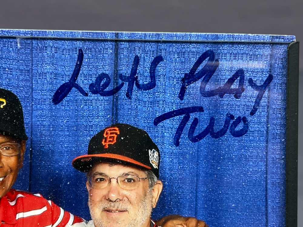 Ernie Banks Signed Photocopy, 