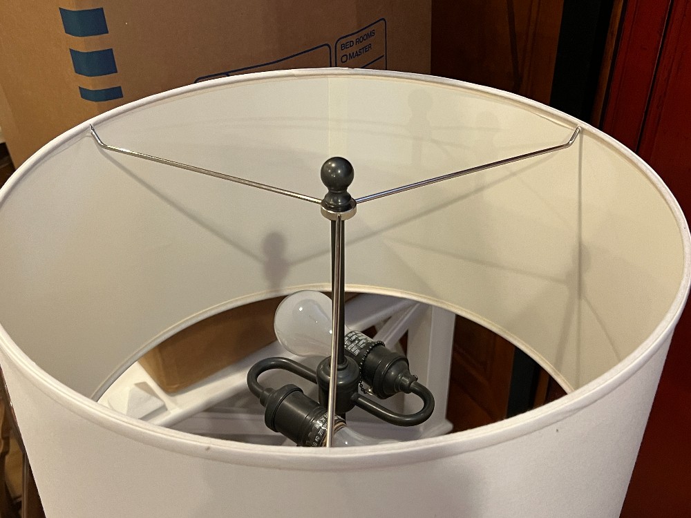 Black Base Floor Lamp (Untested)