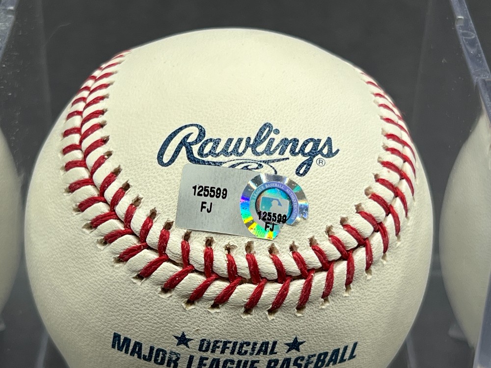 A.J. Pierzynski Autographed Baseball “‘05 WS Champs”, MLB, Mounted Memories