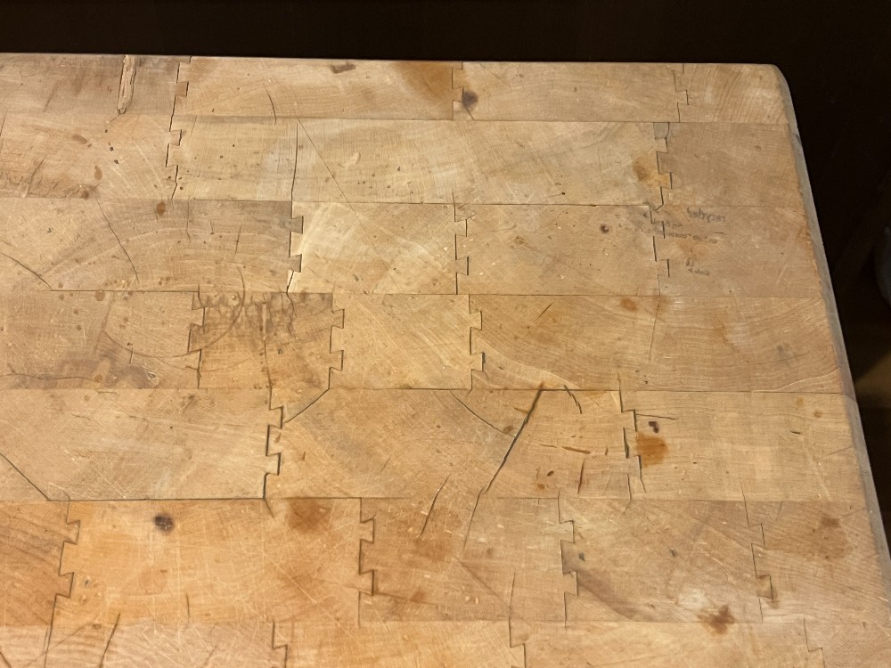 Wooden Square Chopping Block