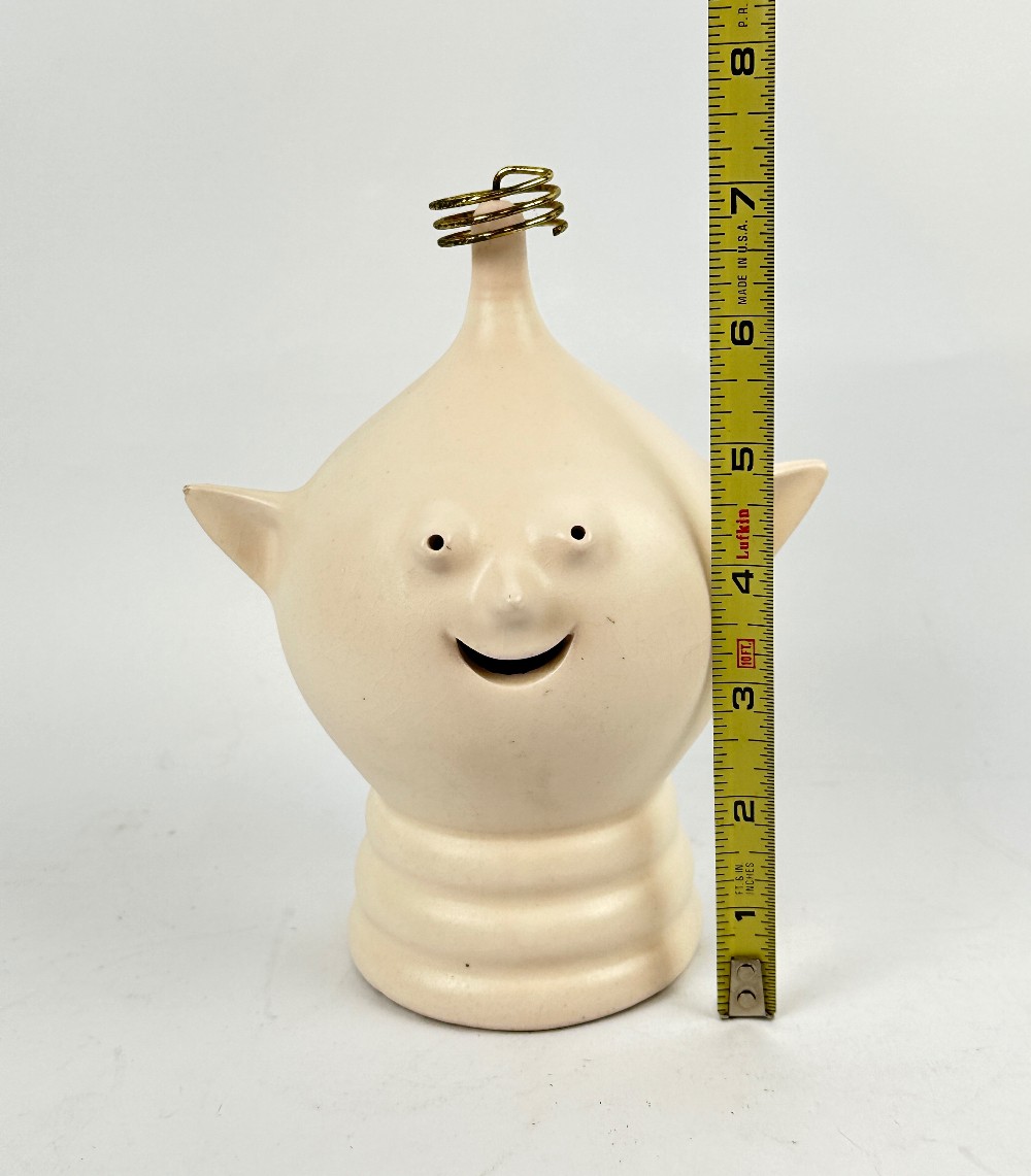 Vintage Mid Century Space Pixie Head Coin Bank