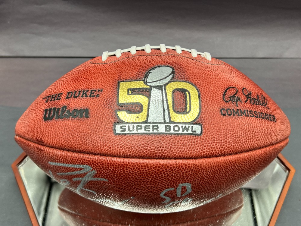 Peyton Manning Signed Super Bowl 50 Football, 