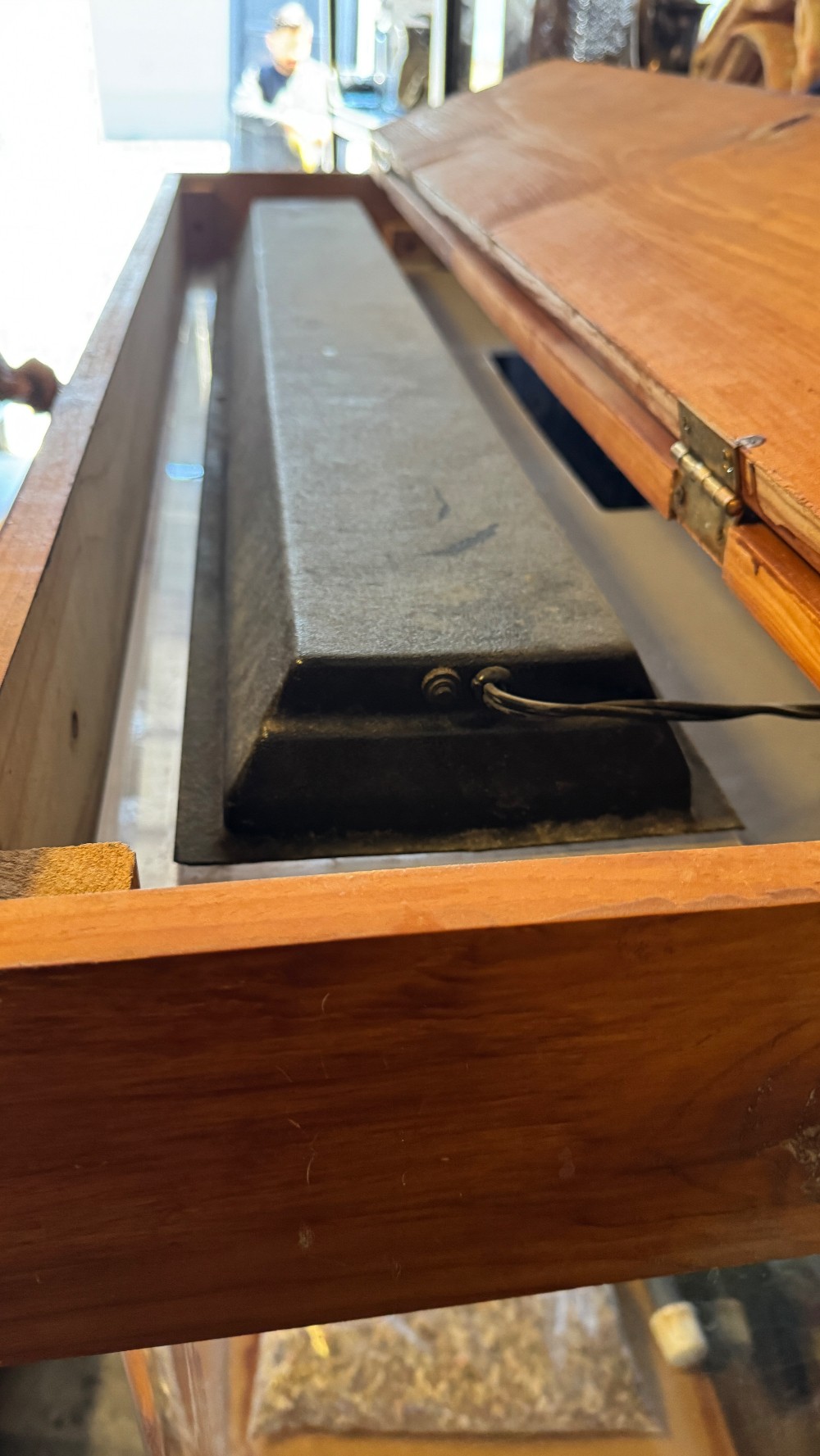 50 Gallon Aquarium with Wood Cabinet Stand and Supplies