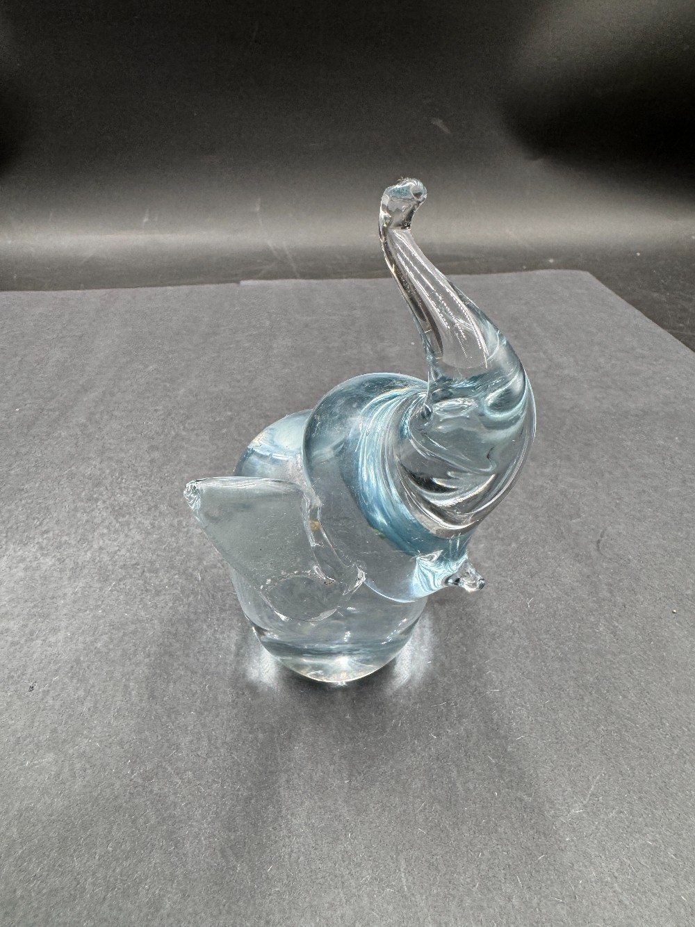 Elephant Glass Paperweight
