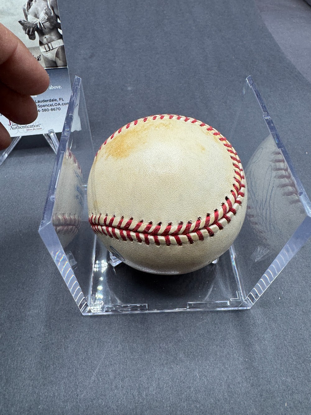 Ken Griffey Jr Autographed Rawlings Baseball, JSA