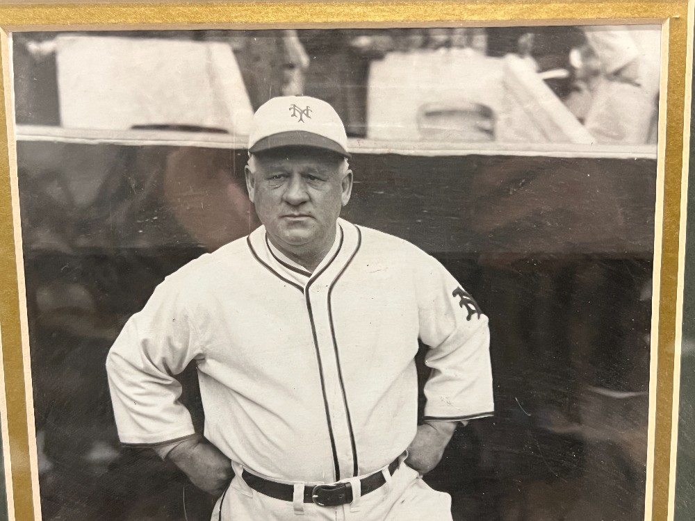 John McGraw Picture, Frame: 14” x 21” H, Signed Cut, 3 ⅜” x ¾” H, JSA With Letter Of Authenticity