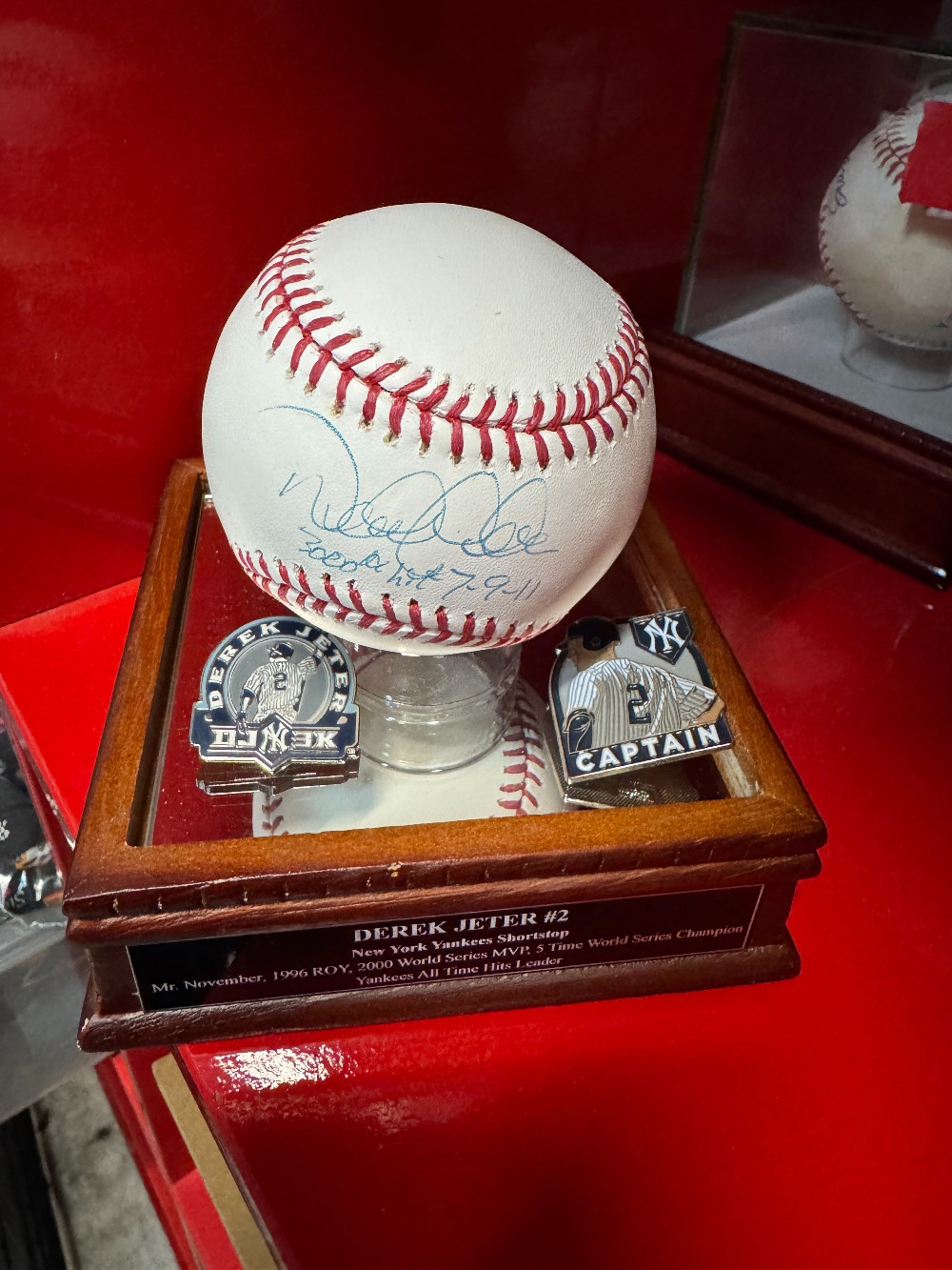 Derek Jeter Autographed Baseball 