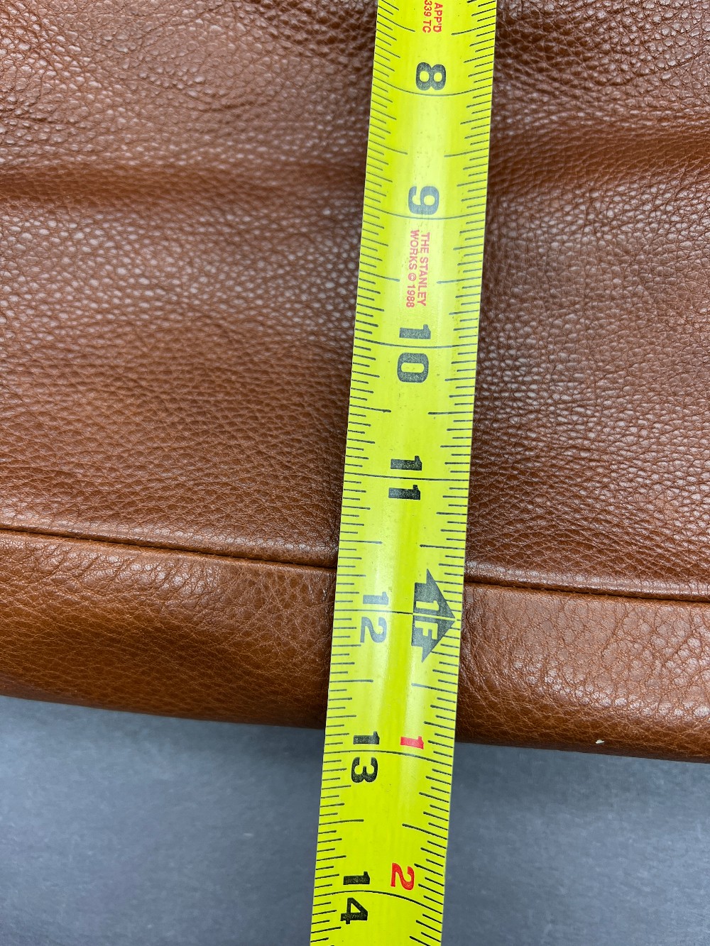 Coach Brown Pebbled Leather Purse