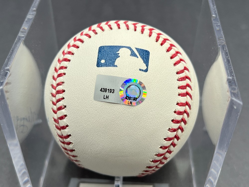 Andre Dawson and Whitney Herzog Double Autographed Baseball “HOF 2010, HOF 2010” MLB, Steiner