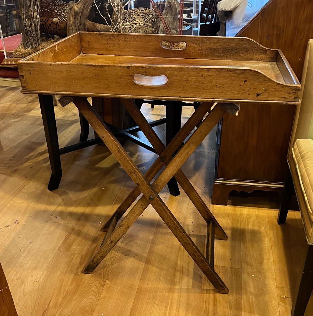 Wooden Butler's Tray Table