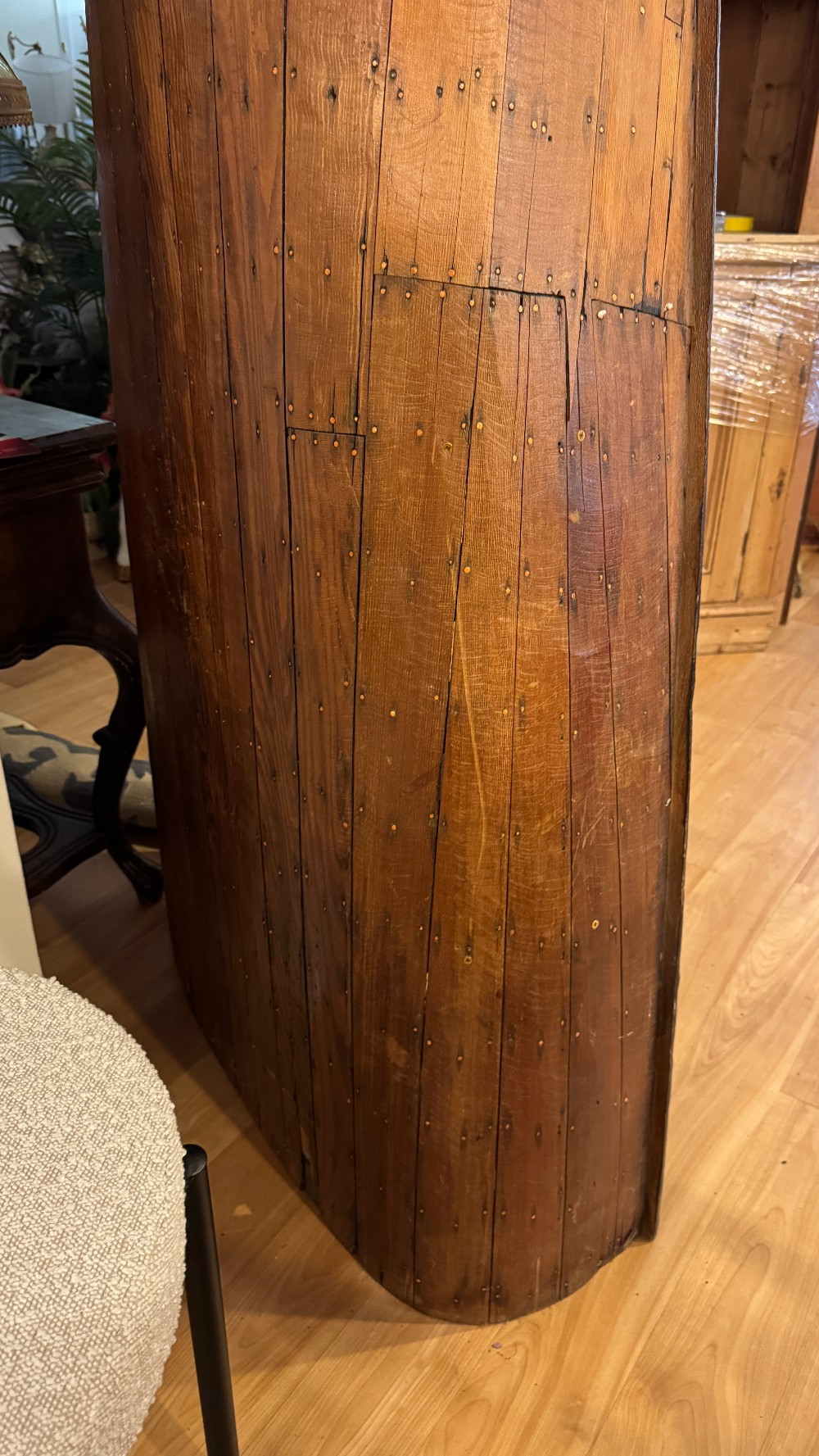 Wooden Canoe Bookshelf