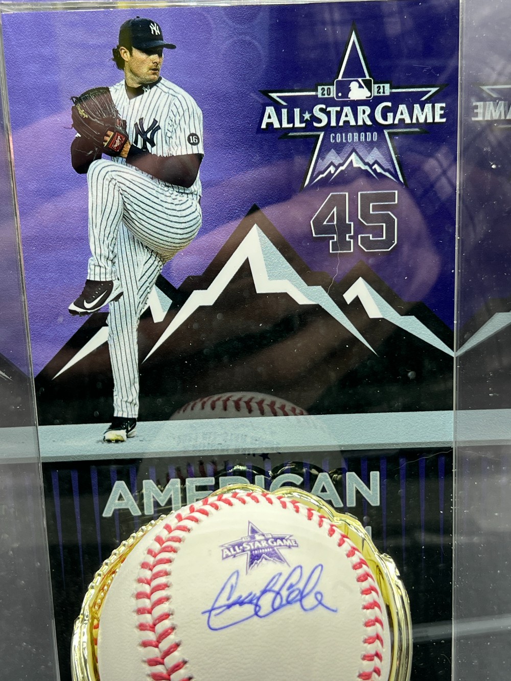 Gerrit Cole Autographed Baseball, JSA