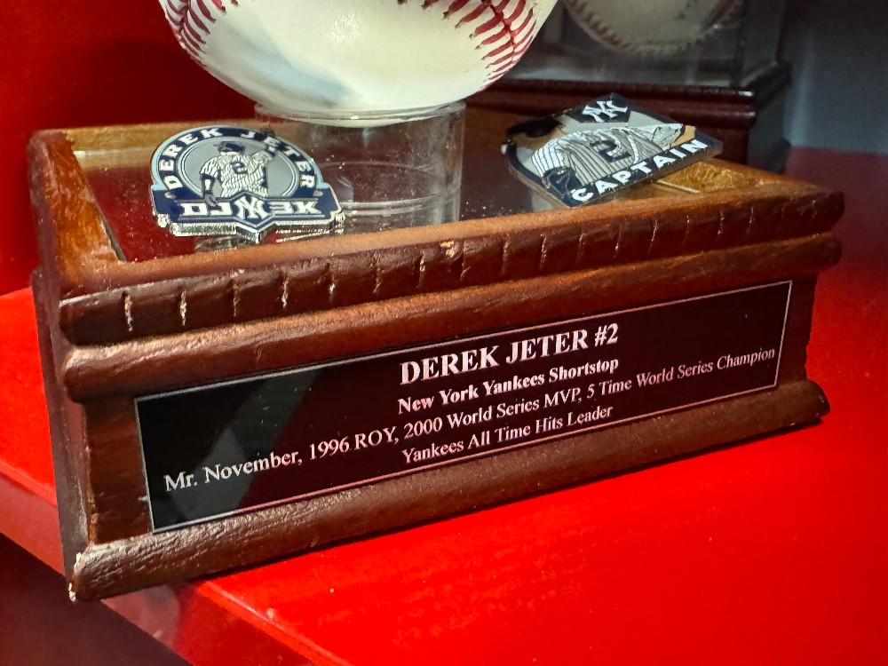 Derek Jeter Autographed Baseball 