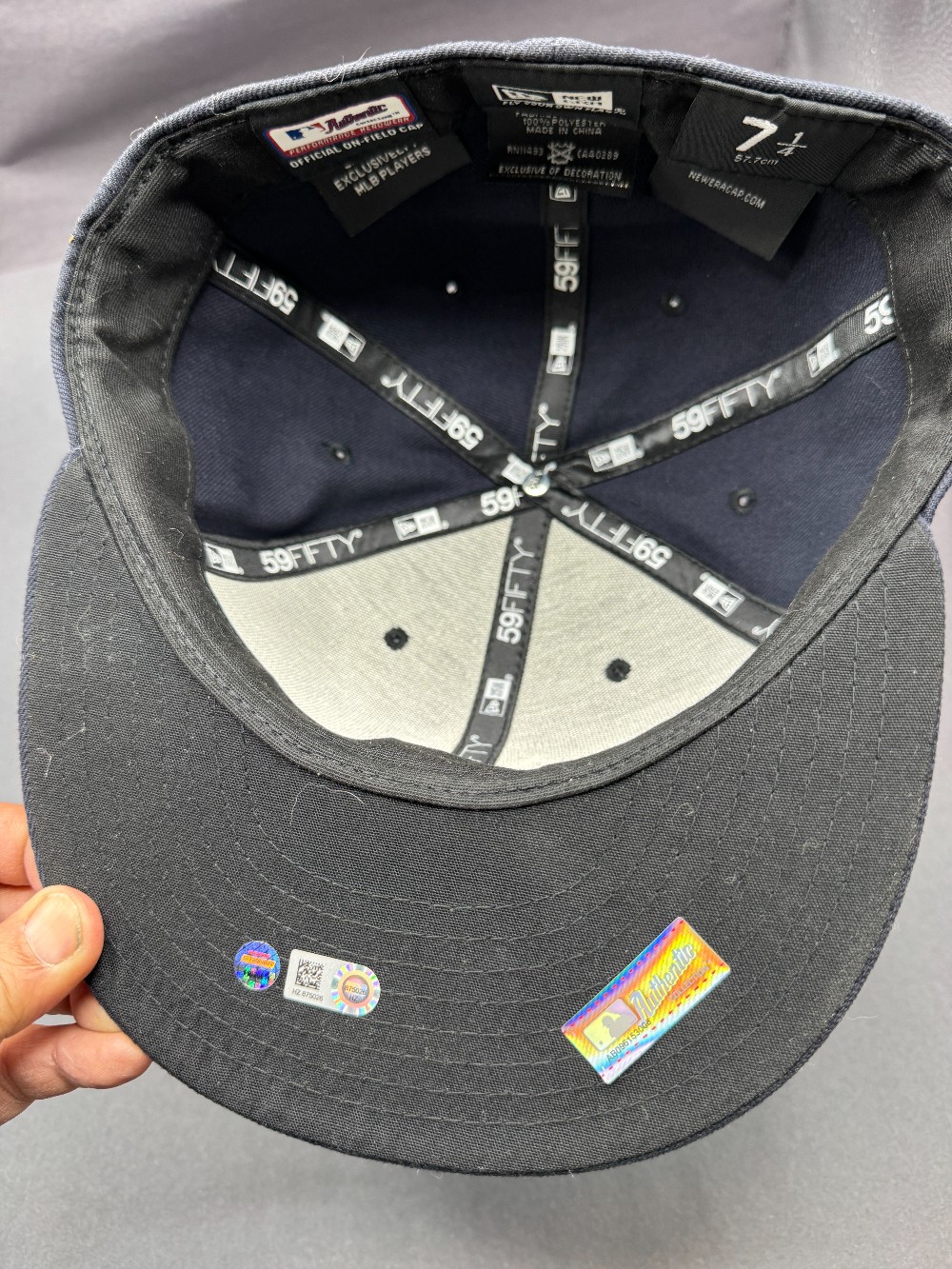 Bernie Williams Autographed NY Yankees #51 Retirement Logo New Era Cap 