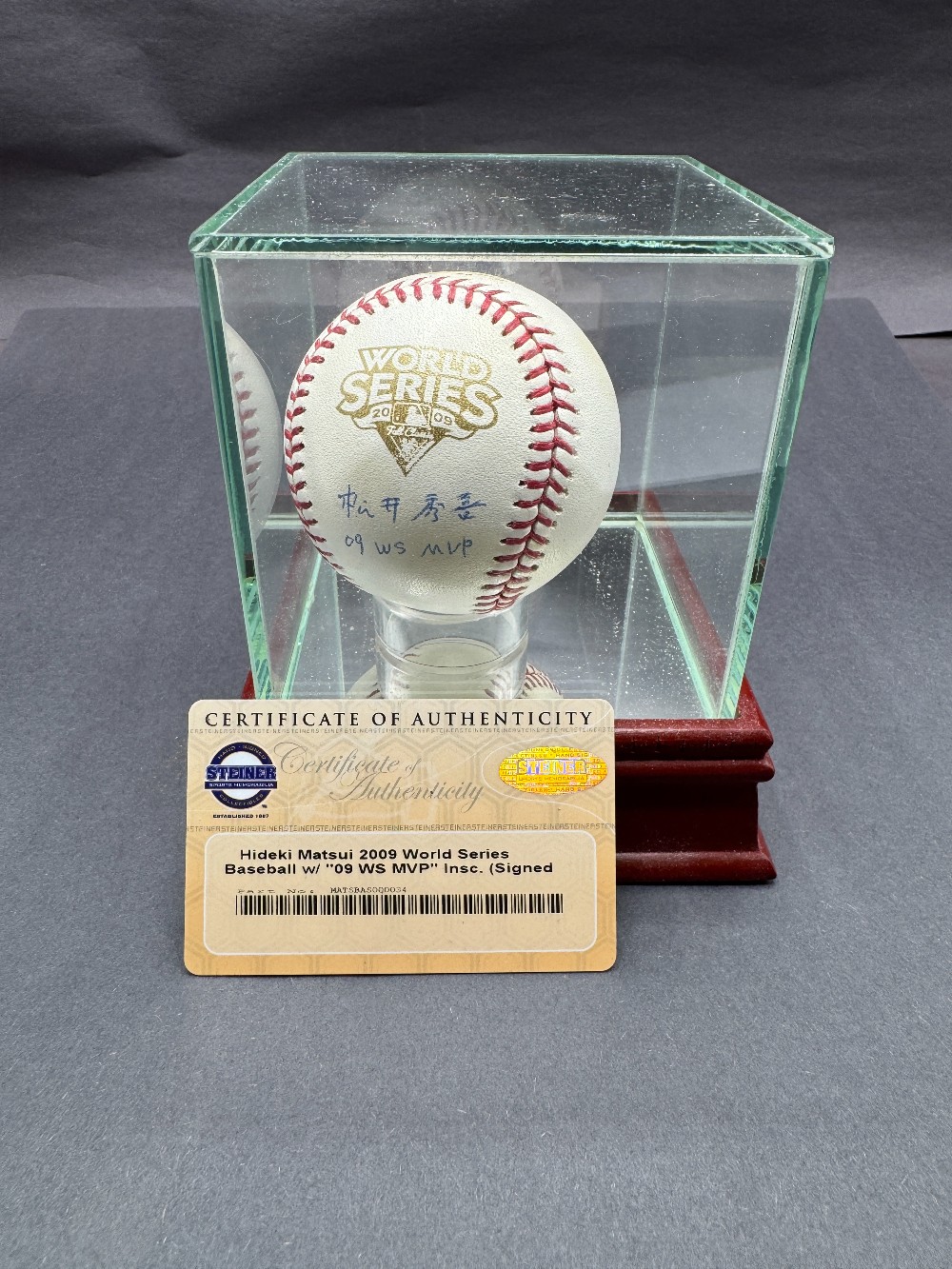Hideki Matsui 2009 World Series Baseball, Autograph Kanji and 