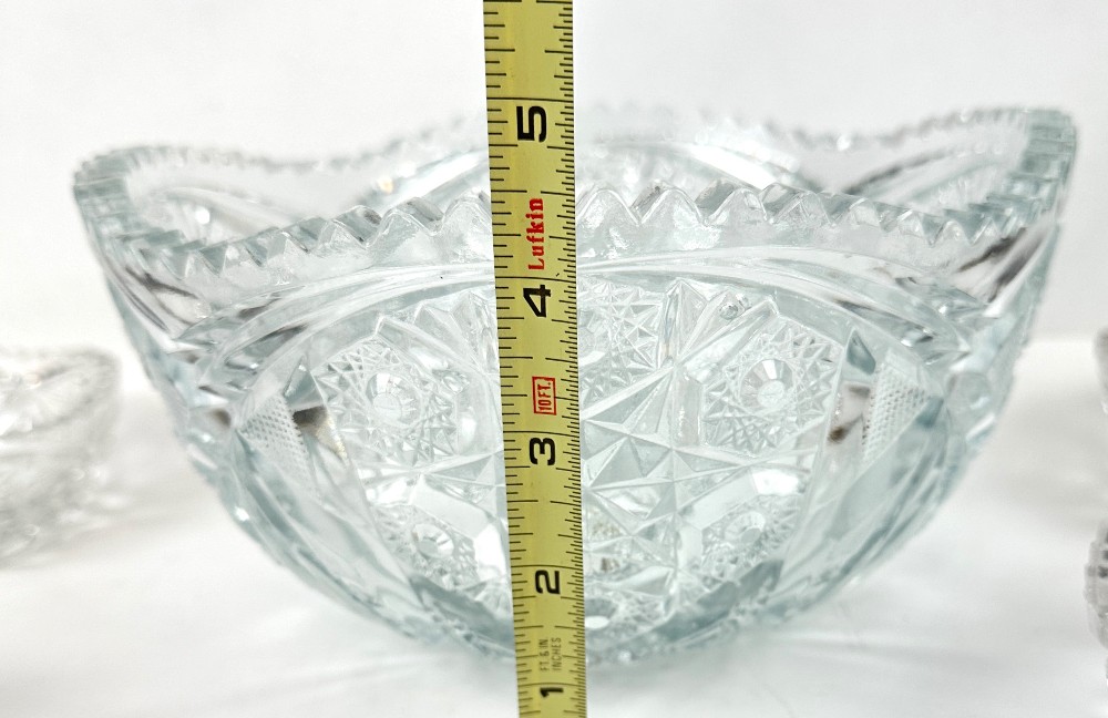 American Pressed Glass Bowl Set