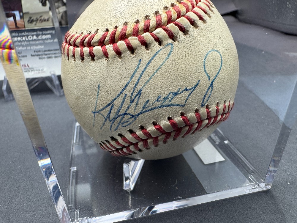 Ken Griffey Jr Autographed Rawlings Baseball, JSA