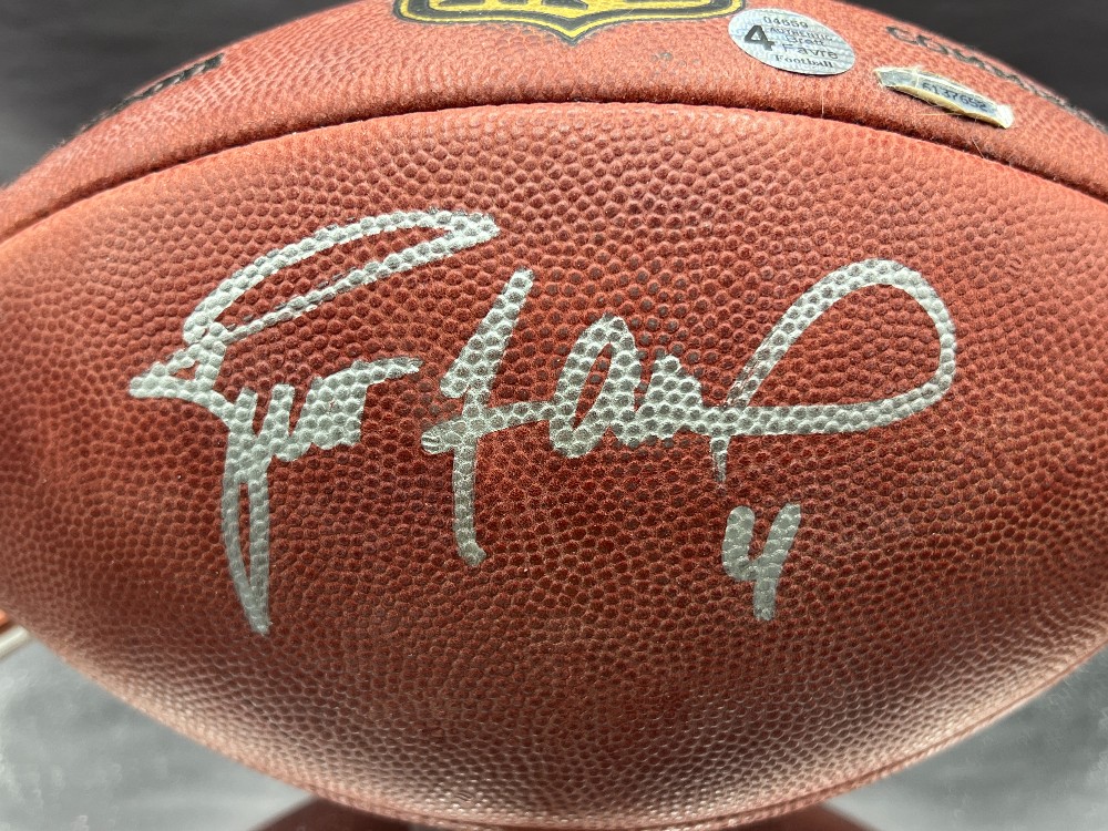 Brett Favre Signed Football, 