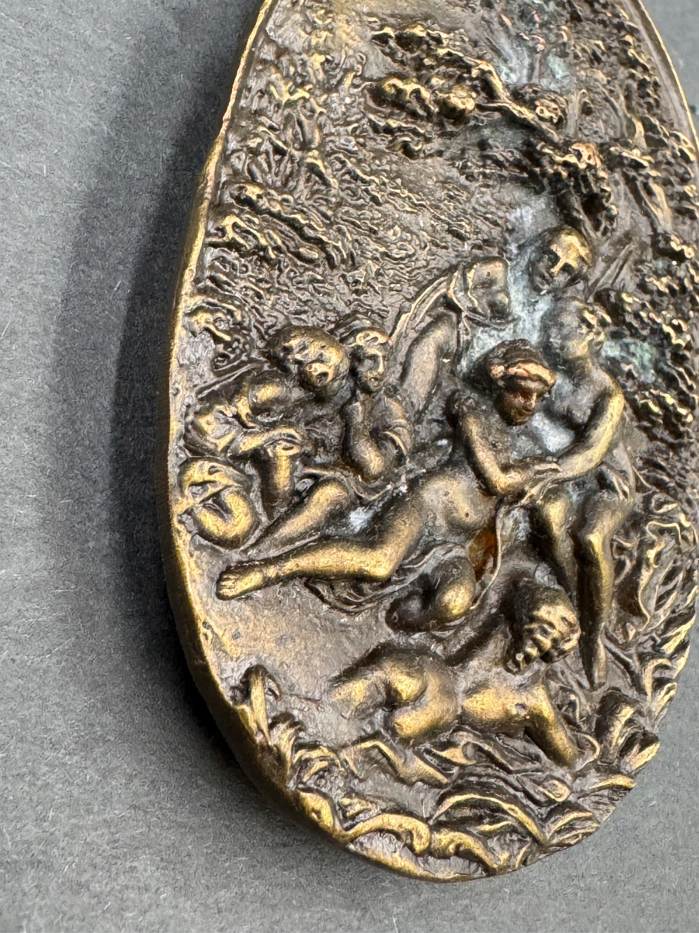 Art Nouveau 1974 Bergamot Brass Works Belt Buckle