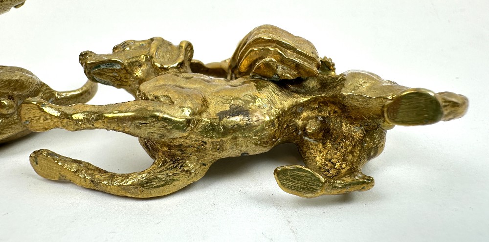 Set of 4 Antique Brass/Bronze Figurines