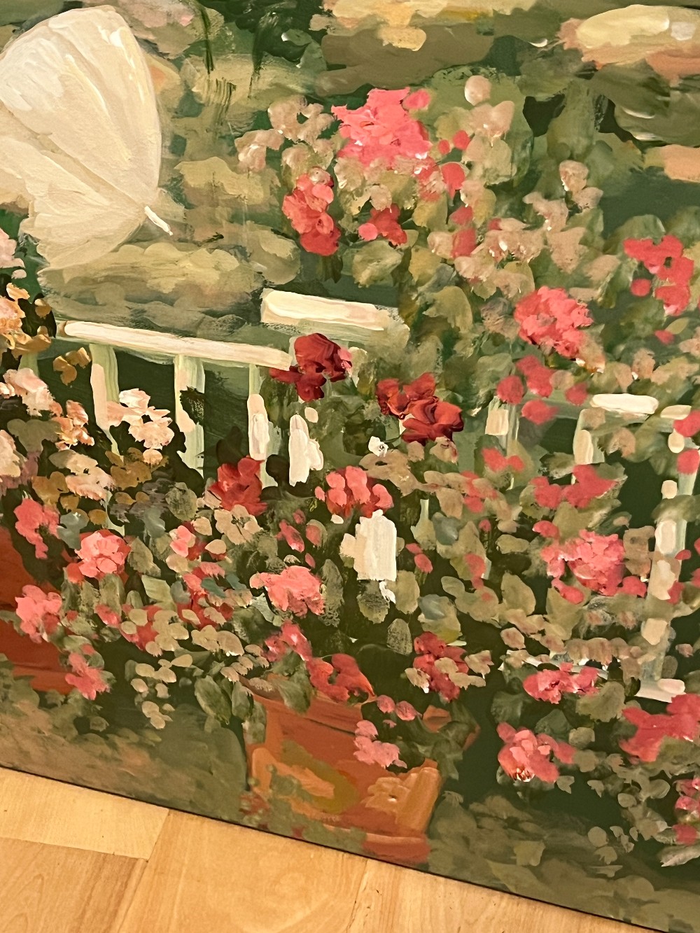 Garden Painting By Virginia Knight
