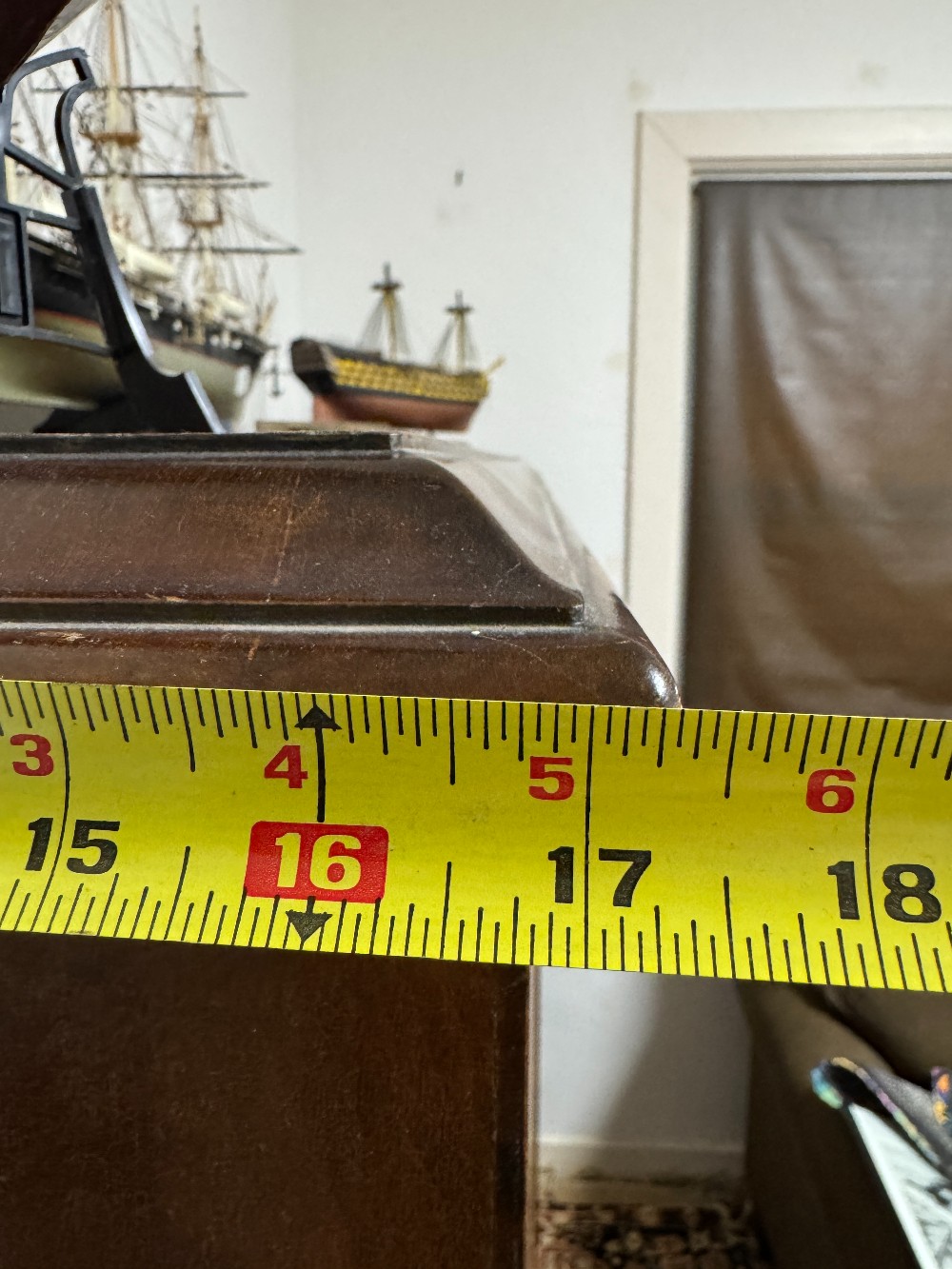 Art Deco Wood Display Bookcase