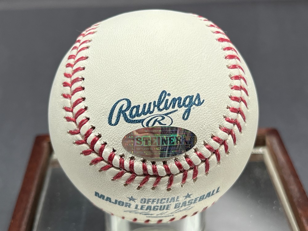 Mariano Rivera Autographed Baseball “602 Saves 9-19-11”, Steiner With Invoice
