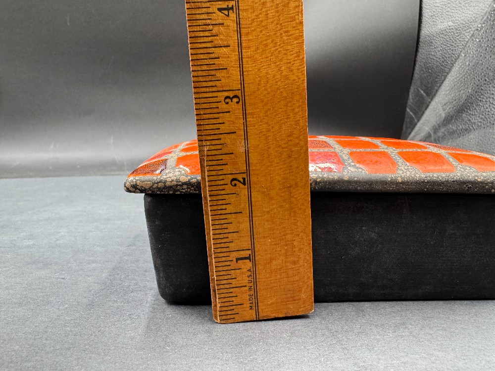 Raymor Italy MCM Pottery Box with Lid