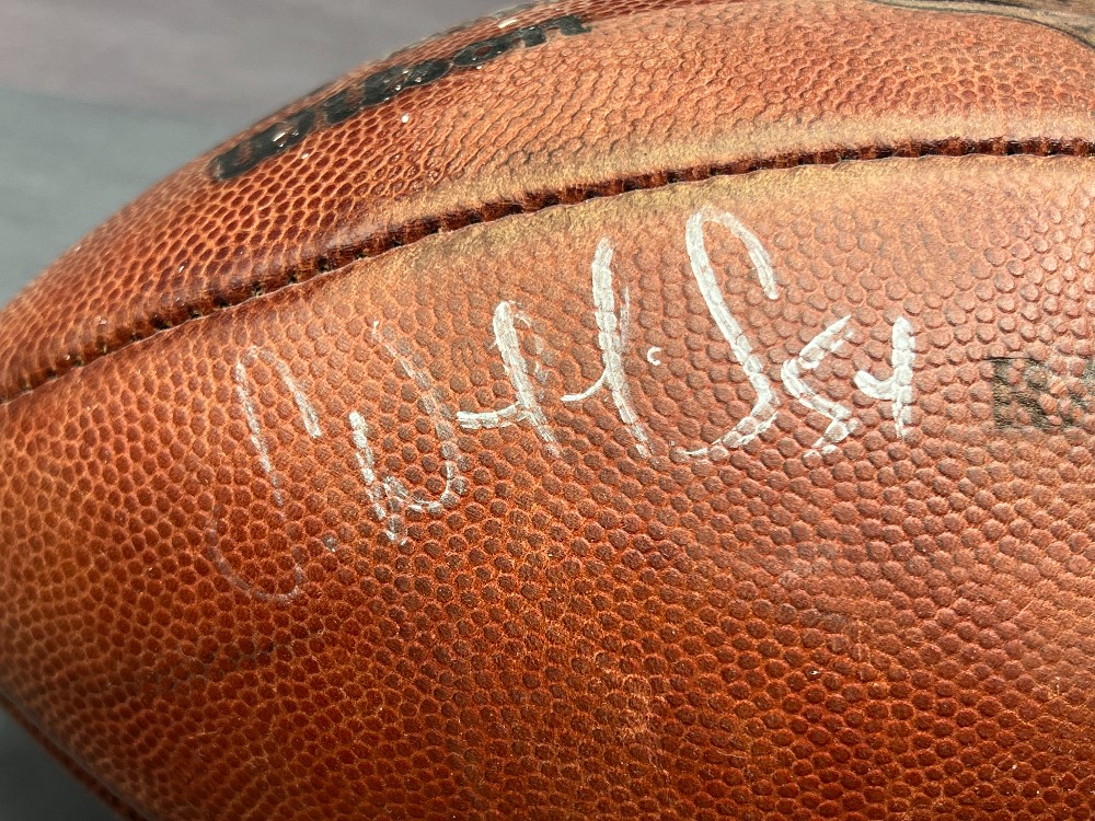 Multisigned NFL Football (Unknown Players), 