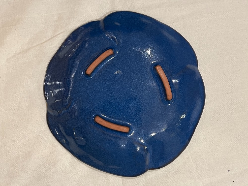 Lot of Blue Scalloped Edge Plates