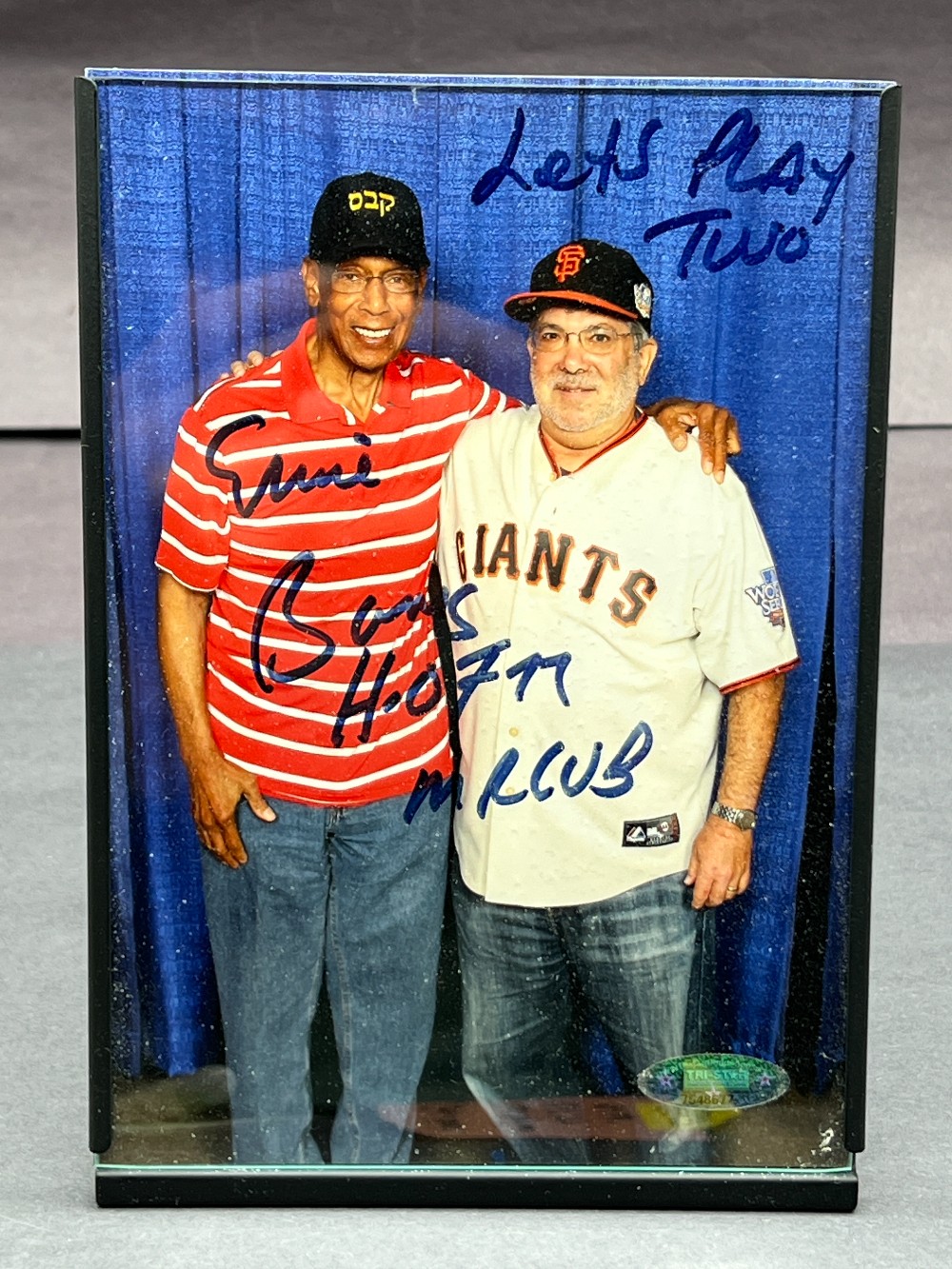 Ernie Banks Signed Photocopy, 
