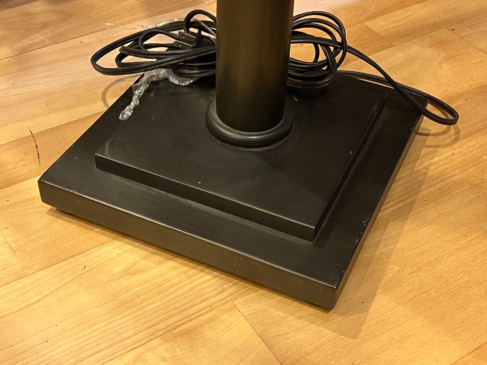 Black Base Floor Lamp (Untested)