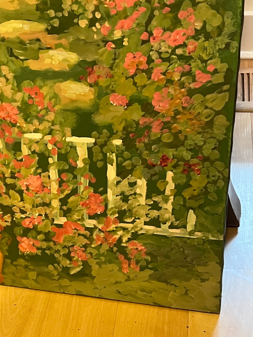 Garden Painting By Virginia Knight