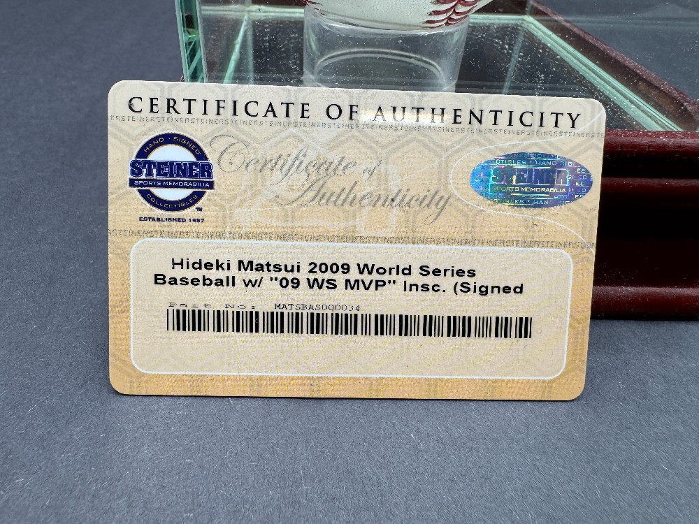 Hideki Matsui 2009 World Series Baseball, Autograph Kanji and 