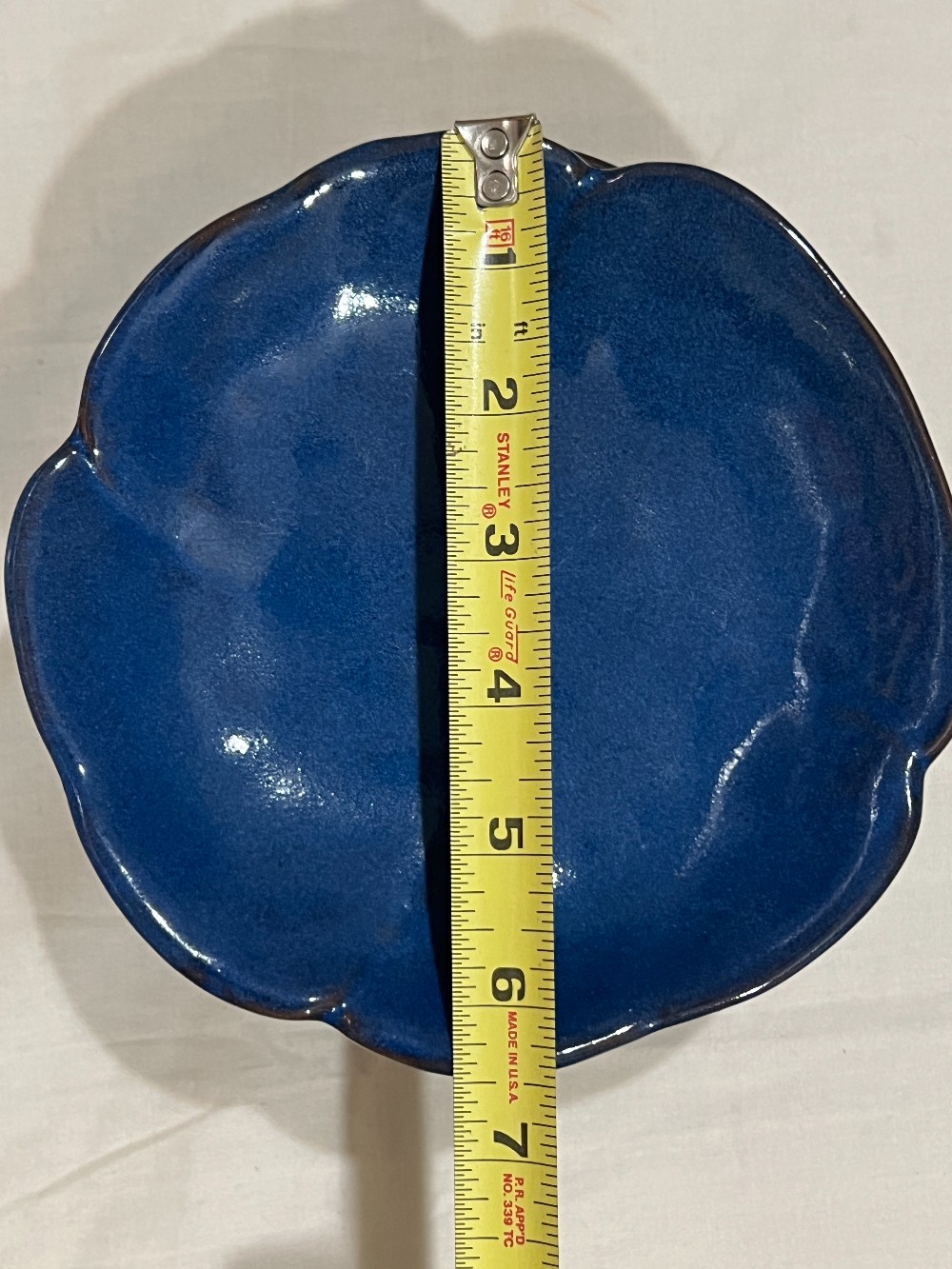 Lot of Blue Scalloped Edge Plates