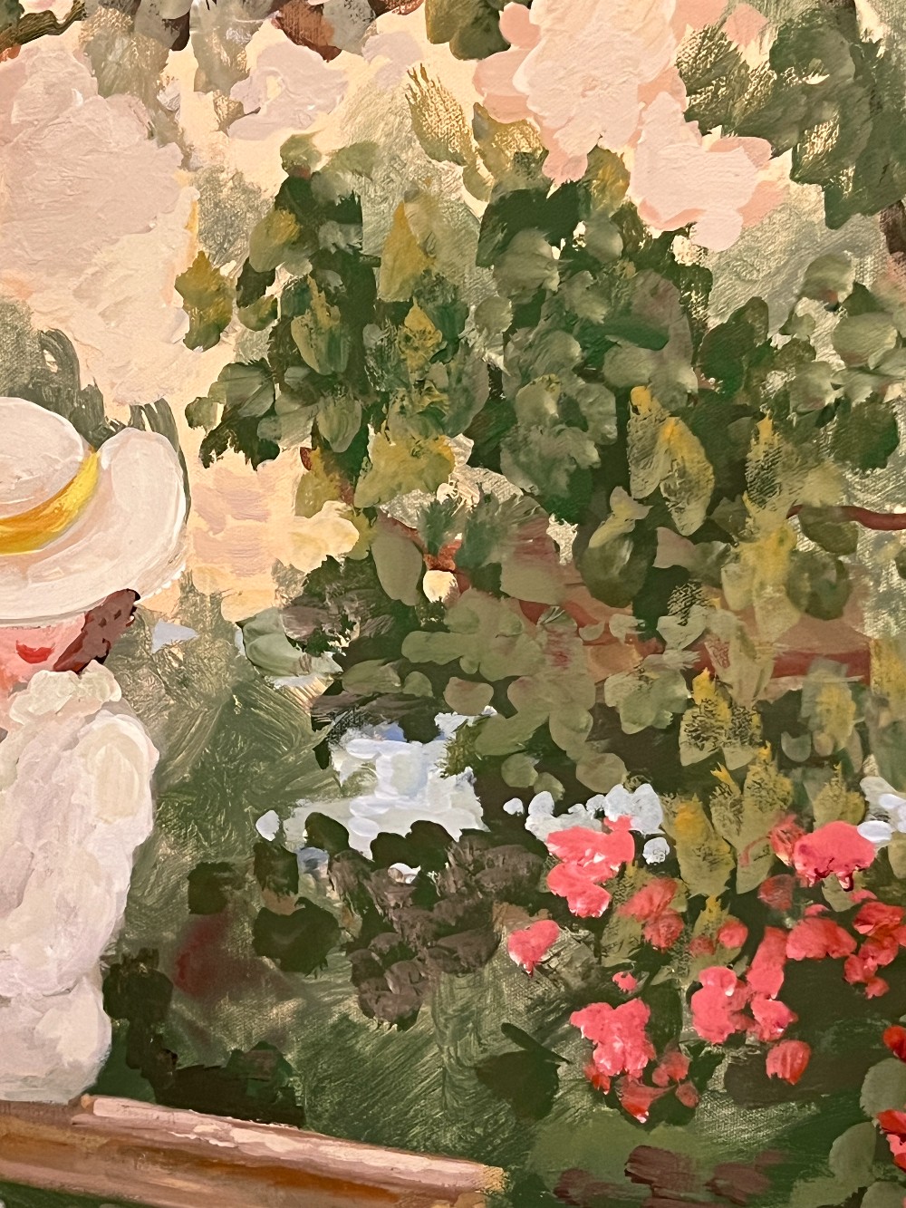 Garden Painting By Virginia Knight