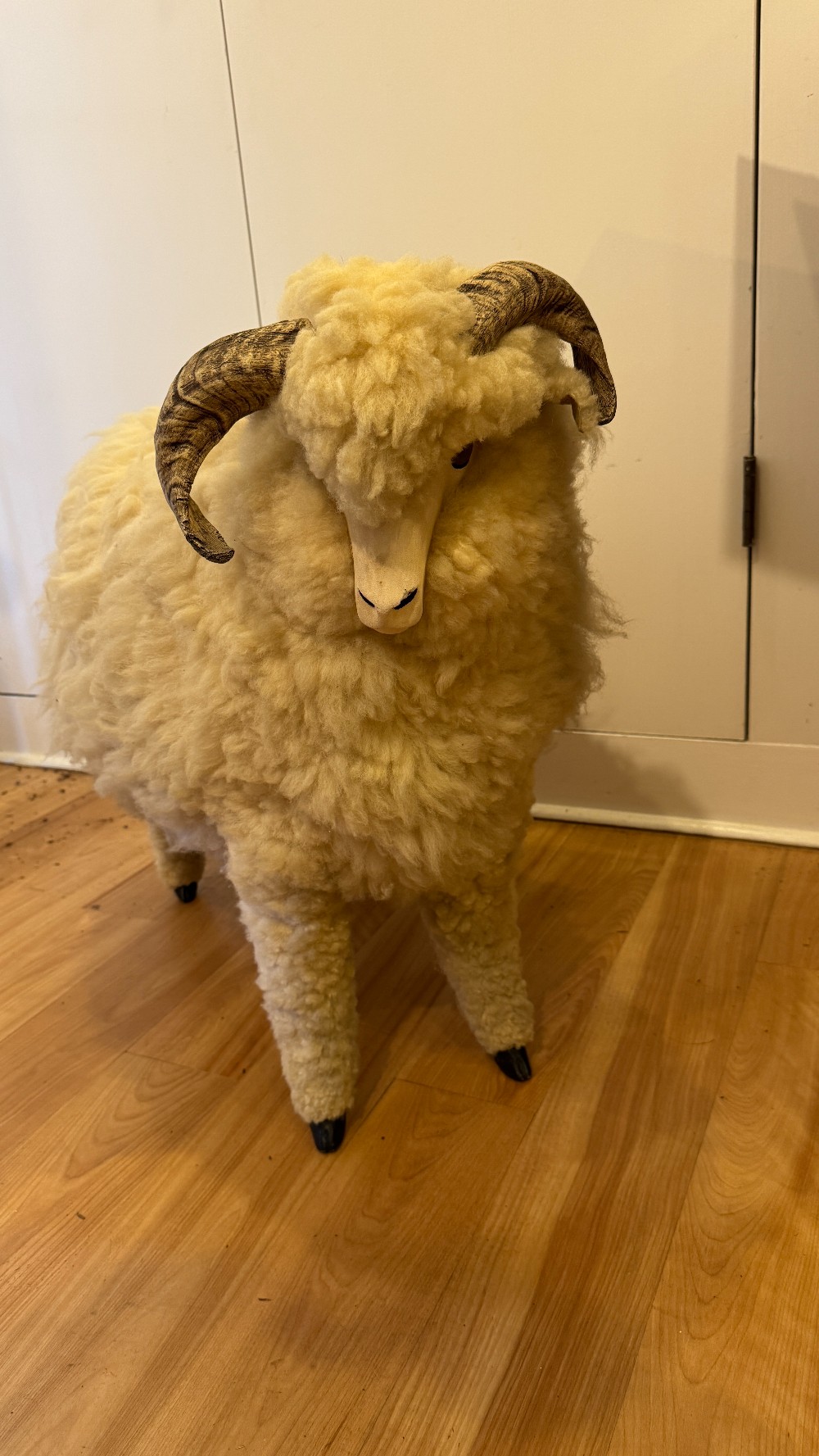 Sheep Footrest/Sculpture